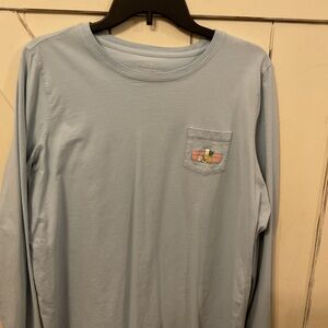 Vineyard Vines Light Blue Long Sleeve Tee